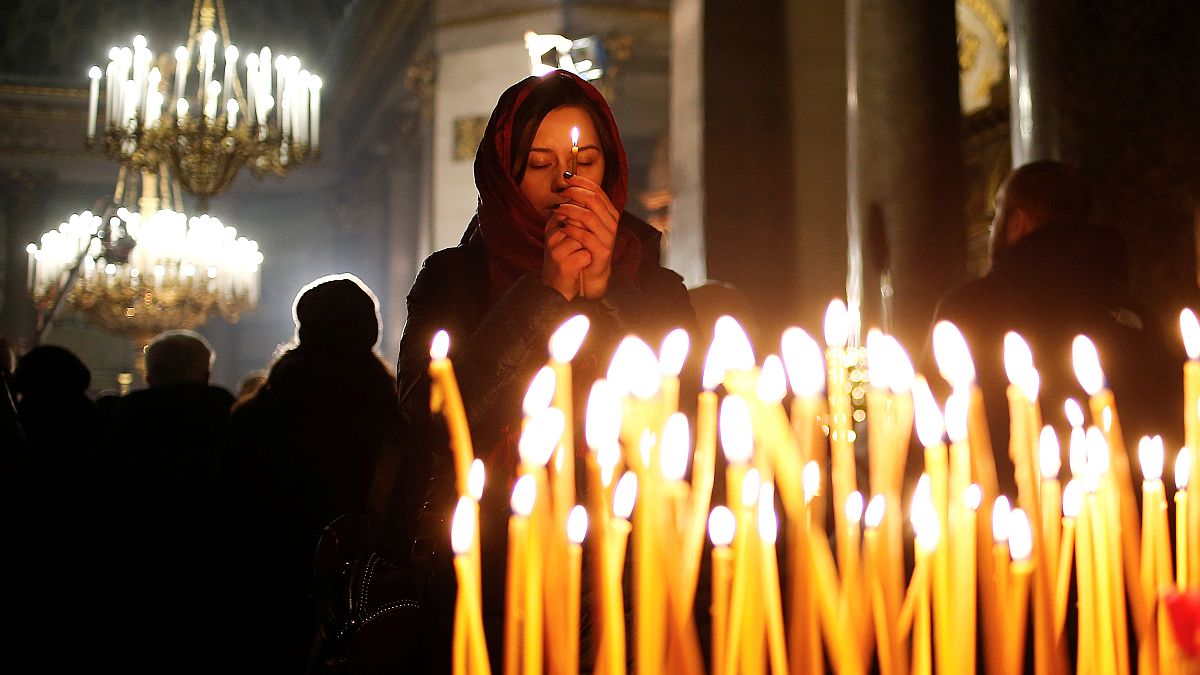 Русская православная церковь отмечает Рождество