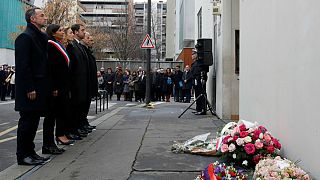 مراسم چهارمین سالگرد حمله شارلی ابدو در پاریس