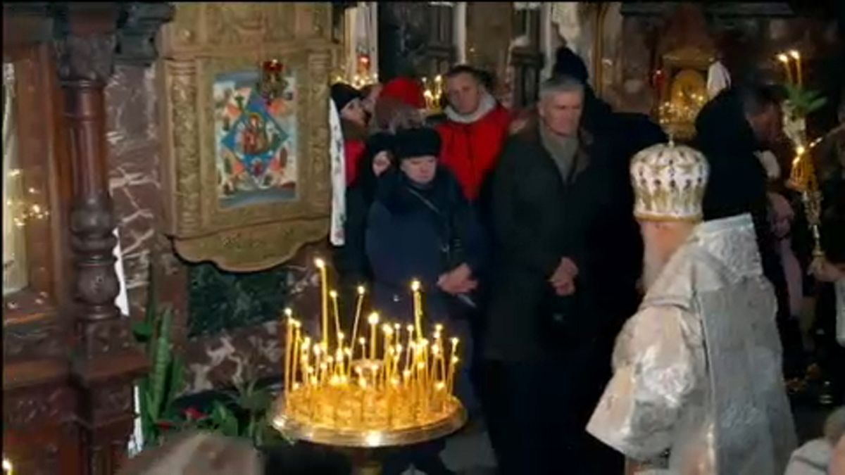 La Iglesia de Ucrania celebra la Navidad y su independencia