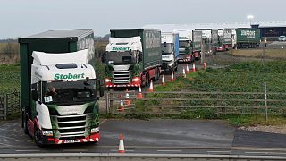UK creates fake traffic jam of 89 lorries to test no-deal readiness
