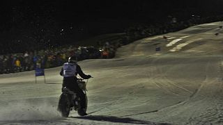 اسکی با موتورسیکلت در ایتالیا