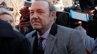 Kevin Spacey appears at courthouse to face sex assault charges