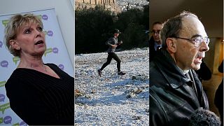Athens snowstorm, French cardinal case and UK abusive protesters: Europe briefing