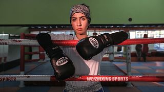 سعدیه برومند دختر بوکسور افغان در آرزوی گرفتن مدال المپیک