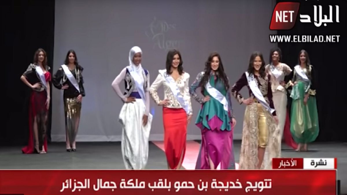 Cezayir güzeli Benhamou ten rengi nedeniyle sosyal medyada ırkçı saldırılara maruz kaldı
