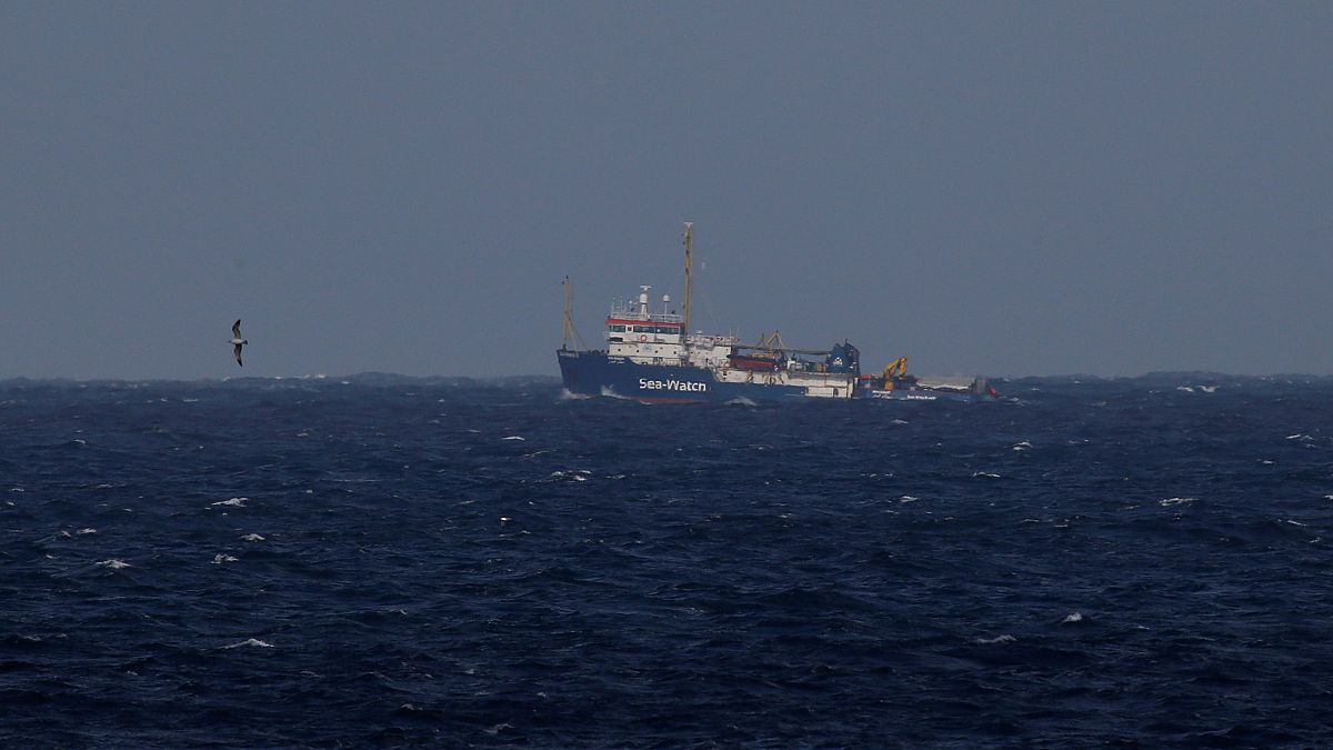 Спасательное судно Sea-Watch 3 у берегов Мальты