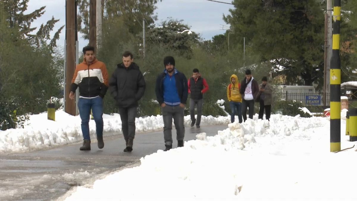 Fáznak a menekültek a Görögországban