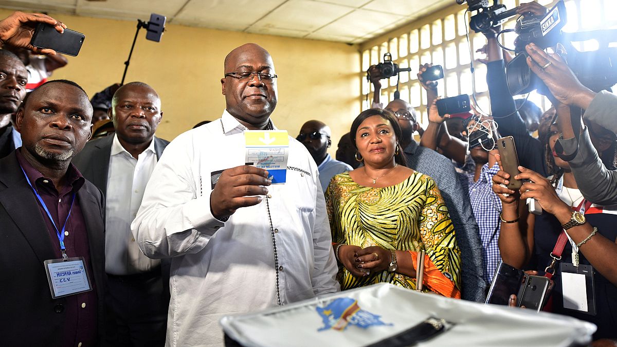 KDC'de rakibine destek açıkladıktan sonra aday olan Tshisekedi seçimi kazandı