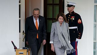 نانسی پلوسی، رئیس کنگره و چاک شومر، رئیس دموکرات‌های سنای آمریکا