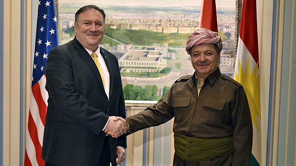 دیدار مایک پمپئو با مسعود بارزانی در اربیل دیدار مایک پمپئو با مسعود بارزانی در اربیل