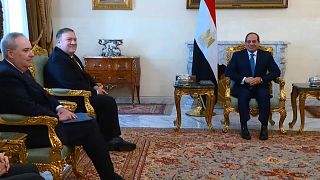 بومبيو يلتقي الرئيس المصري ضمن جولته في الشرق الأوسط