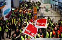 شاهد: إضرابٌ في مطارات ألمانية وإلغاءُ أكثر من 600 رحلة