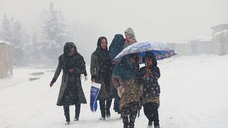 امیدواری به کاهش خشکسالی با ادامه بارش برف در کابل