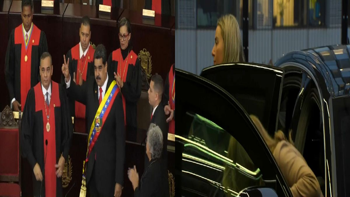 Venezuela: Präsident Maduro vereidigt, EU bedauert