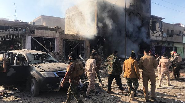 مقتل شخص على الأقل في انفجار سيارة ملغومة ببلدة القائم العراقية مقتل شخص على الأقل في انفجار سيارة ملغومة ببلدة القائم العراقية