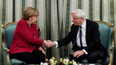 Pavlopulosz-Merkel találkozó Athénban