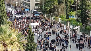 Αθήνα: Ένταση στην πορεία των εκπαιδευτικών
