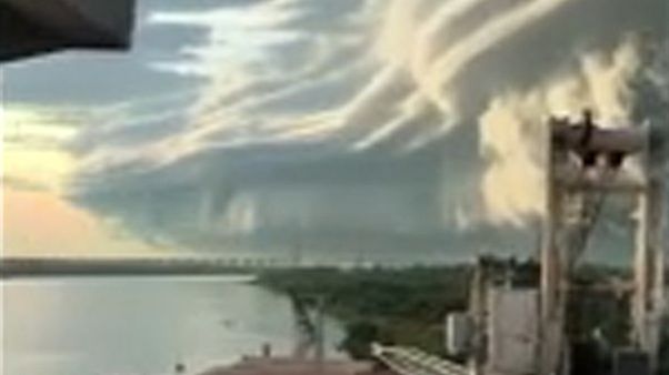 Tarajos felhő Argentína egén Tarajos felhő Argentína egén