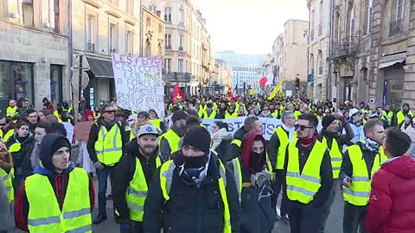 Ato 9° dos Coletes Amarelos nas cidades francesas Ato 9° dos Coletes Amarelos nas cidades francesas