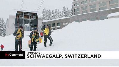 Three injured after avalanche hits hotel in Swiss resort