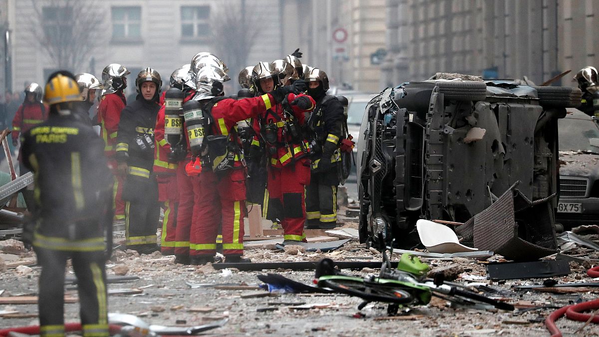 العثور على جثة ضحية رابعة تحت أنقاض إنفجار مخبز في باريس 