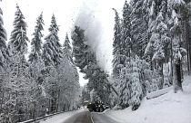 Severe snowfall brings parts of Europe to a grinding halt