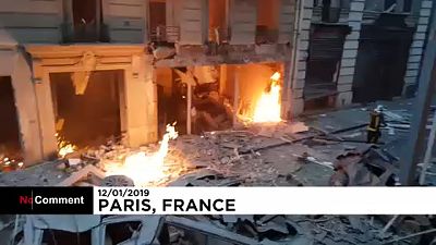 Images impressionnantes des quelques minutes après l'explosion à Paris