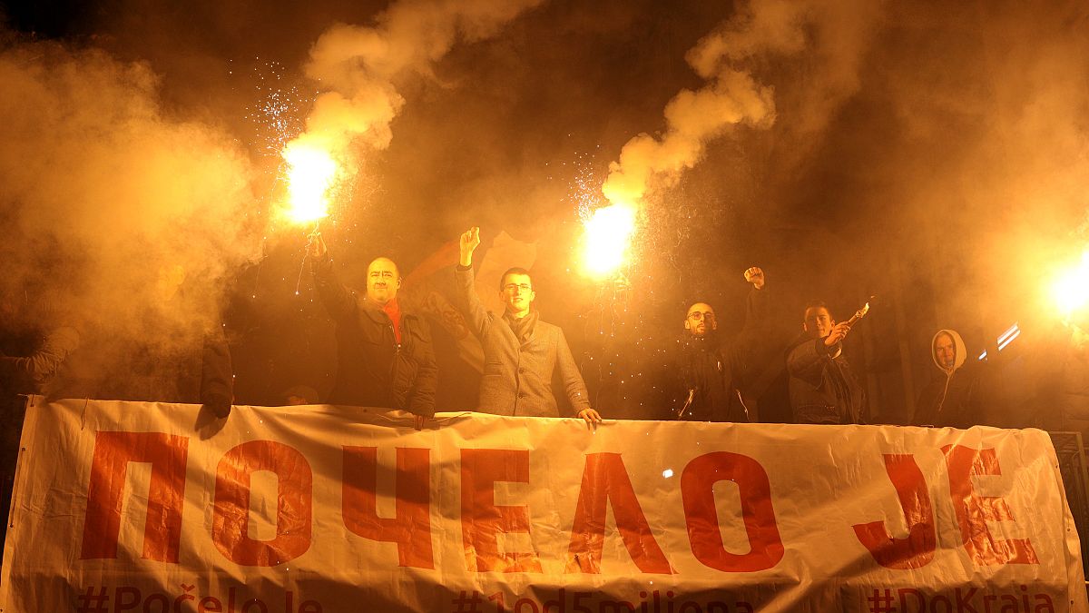 Βελιγράδι: 6η εβδομάδα διαδηλώσεων κατά του προέδρου Βούτσιτς