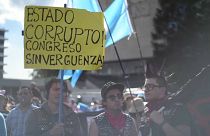 "Dieb und Verräter": Demonstration gegen Präsident Morales