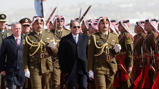 عبدالله الثاني يستقبل السيسي في عمّان والملف الفلسطيني أولى القضايا