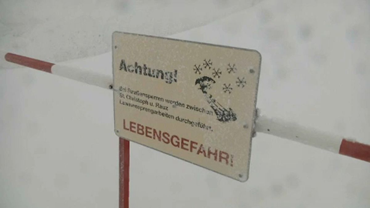 Tres muertos y un desaparecido por una avalancha de nieve en Austria