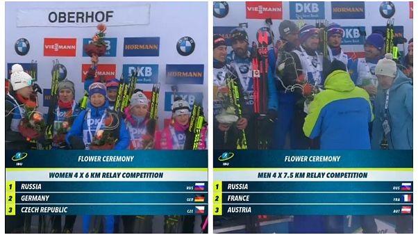 Праздник биатлона: двойная победа России