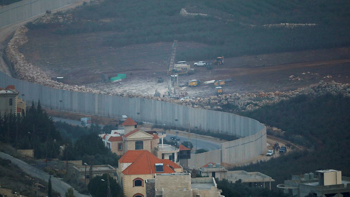 Des équipements de forage ont été installés à la frontière avec le Liban