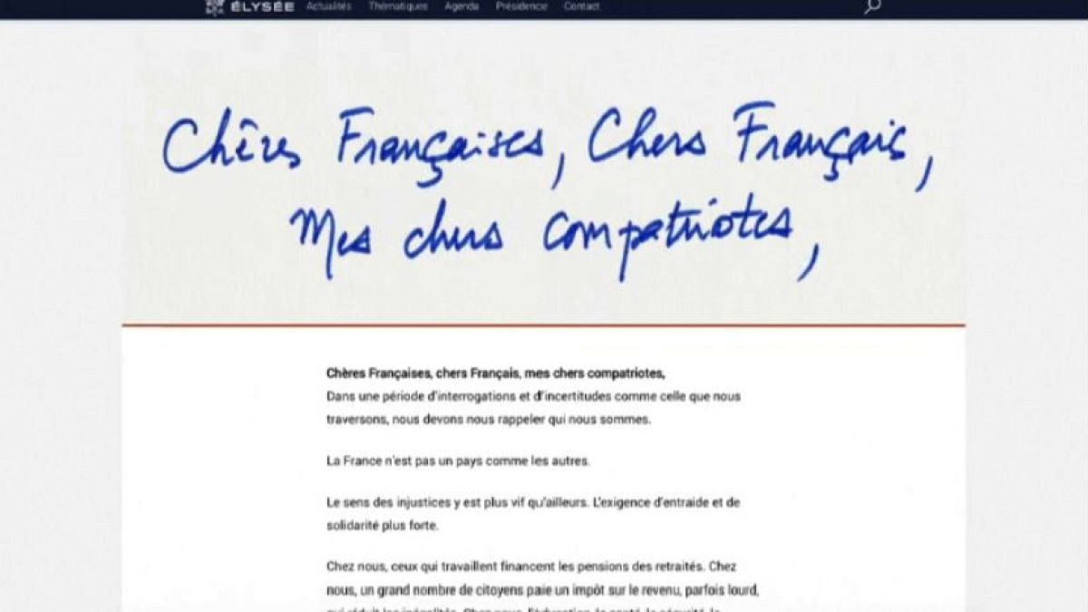 Macron scrive ai francesi e apre a dibattito nazionale