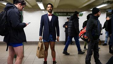 Ημέρα χωρίς παντελόνια στο μετρό
