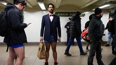Ημέρα χωρίς παντελόνια στο μετρό