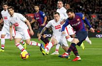 Messi hace historia con su gol número 400 en la liga española de fútbol