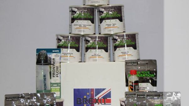 Nervous Brits stockpile food with 'Brexit box' during uncertainty Nervous Brits stockpile food with 'Brexit box' during uncertainty