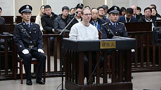 Robert Lloyd Schellenberg im Gerichtssaal in Dalian