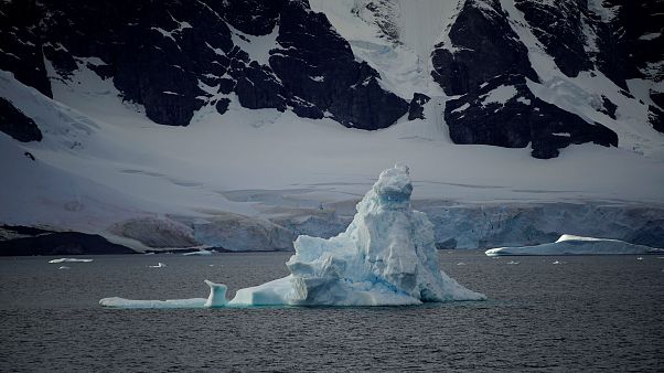 An iceberg floats near Orne Harbour, Antarctica An iceberg floats near Orne Harbour, Antarctica