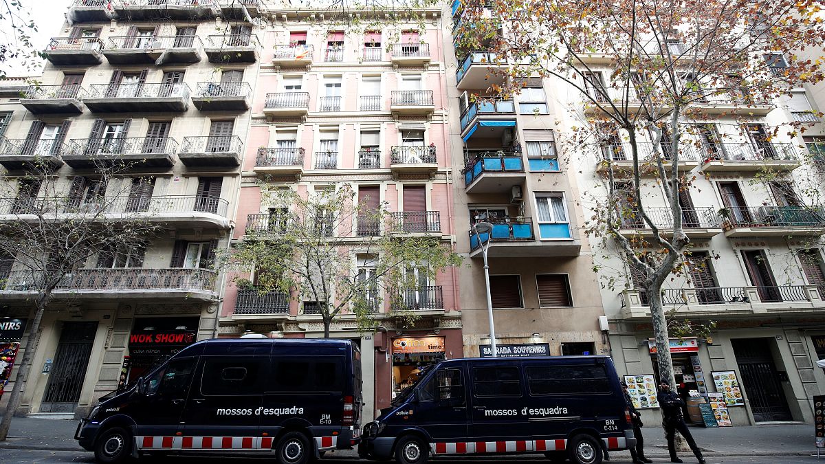 Photo prétexte démantèlement d'une cellule islamiste à Barcelone 15/01/19.