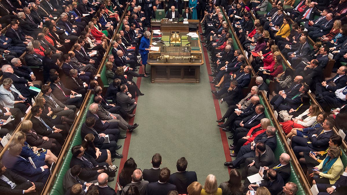 Theresa May au parlement le 16 janvier 2019