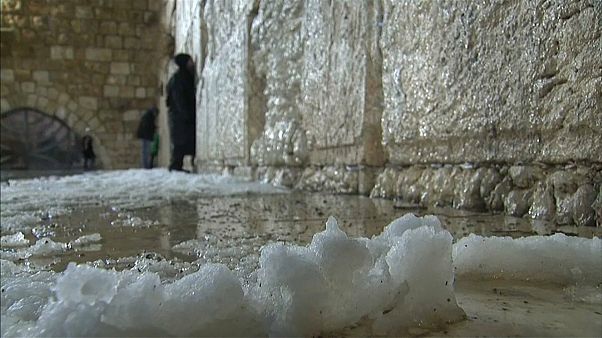 La neve arriva a Gerusalemme La neve arriva a Gerusalemme
