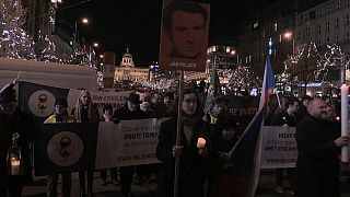 Czechs march in tribute to 1969 student activist's self-immolation
