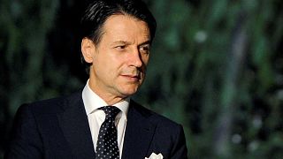 El primer ministro italiano Giuseppe Conte, en directo desde Davos