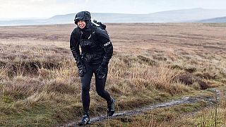 British ultrarunner Jasmin Paris becomes first woman to win 431km race along the Pennine Way