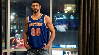 Turkish NBA player Enes Kanter misses out on basketball game in London amid safety concerns