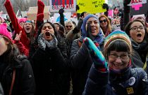 Etats-Unis : les femmes marchent contre Donald Trump