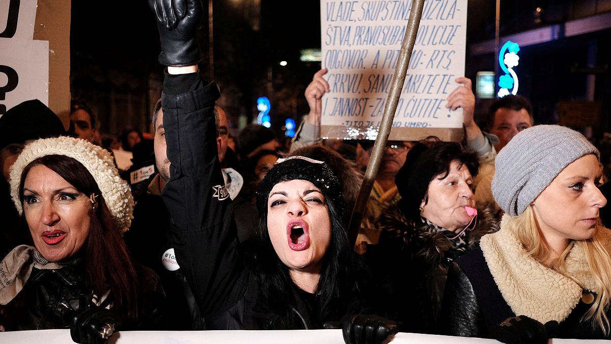 Βελιγράδι: Νέα διαδήλωση κατά του Βούτσιτς