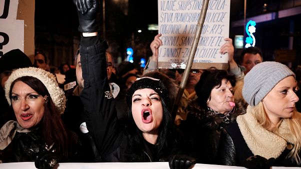 Serbie : nouvelles manifestations anti-Vucic Serbie : nouvelles manifestations anti-Vucic